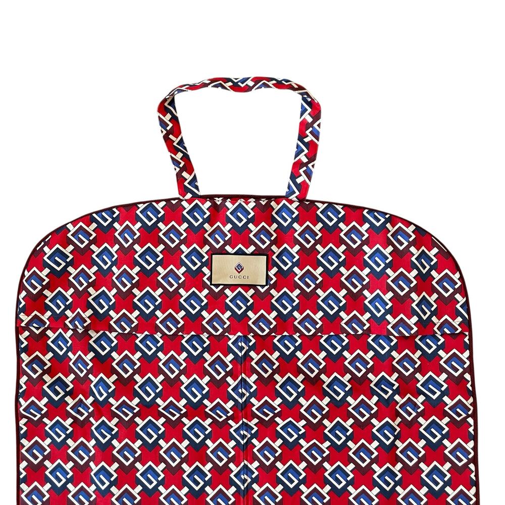 Gucci G Geometric Travel Garment Bag 662298 Linen 27”x 43” Authentic NEW